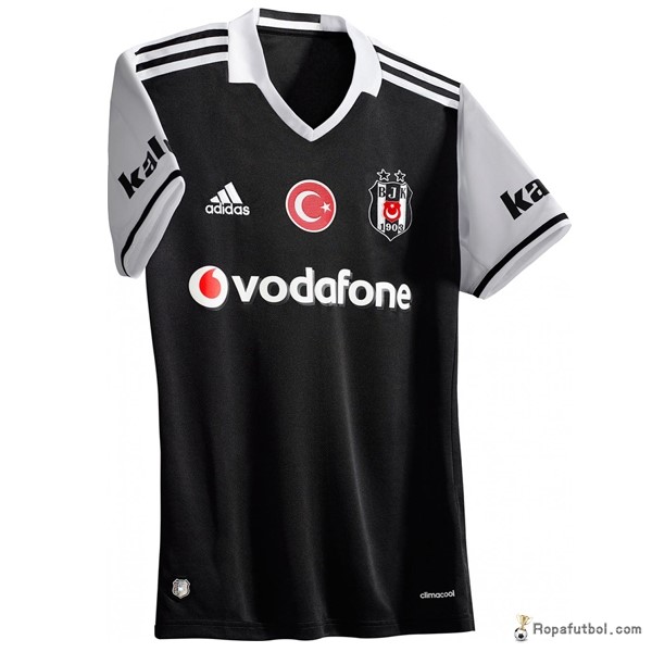 Camiseta Beşiktaş JK Replica Segunda Ropa 2016/17 Negro